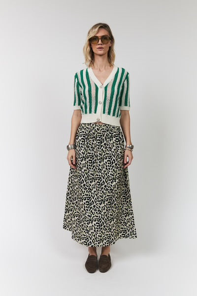Siva Knit Cardigan - Green