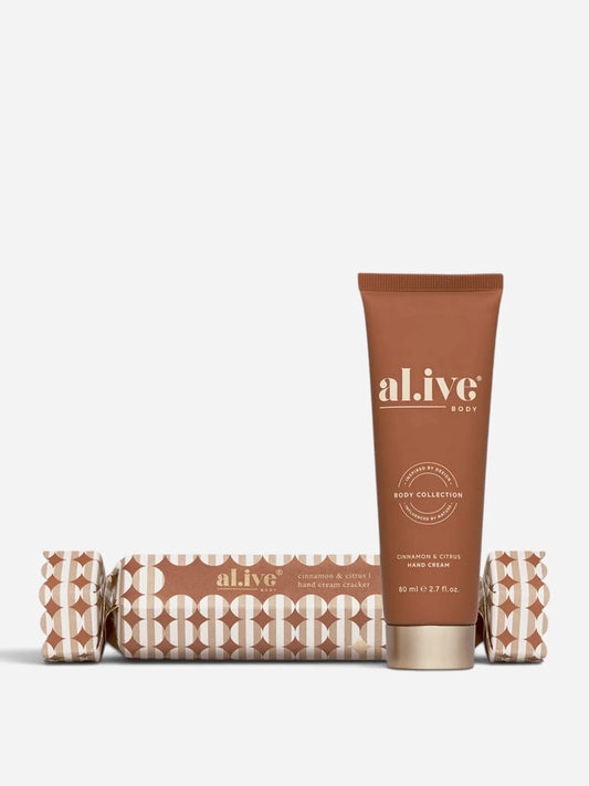 al.ive - Hand Cream Cracker - Cinnamon & Citrus