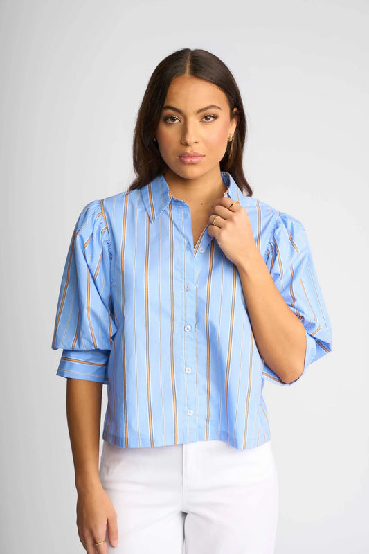 Emmett Shirt - Tidal Stripe
