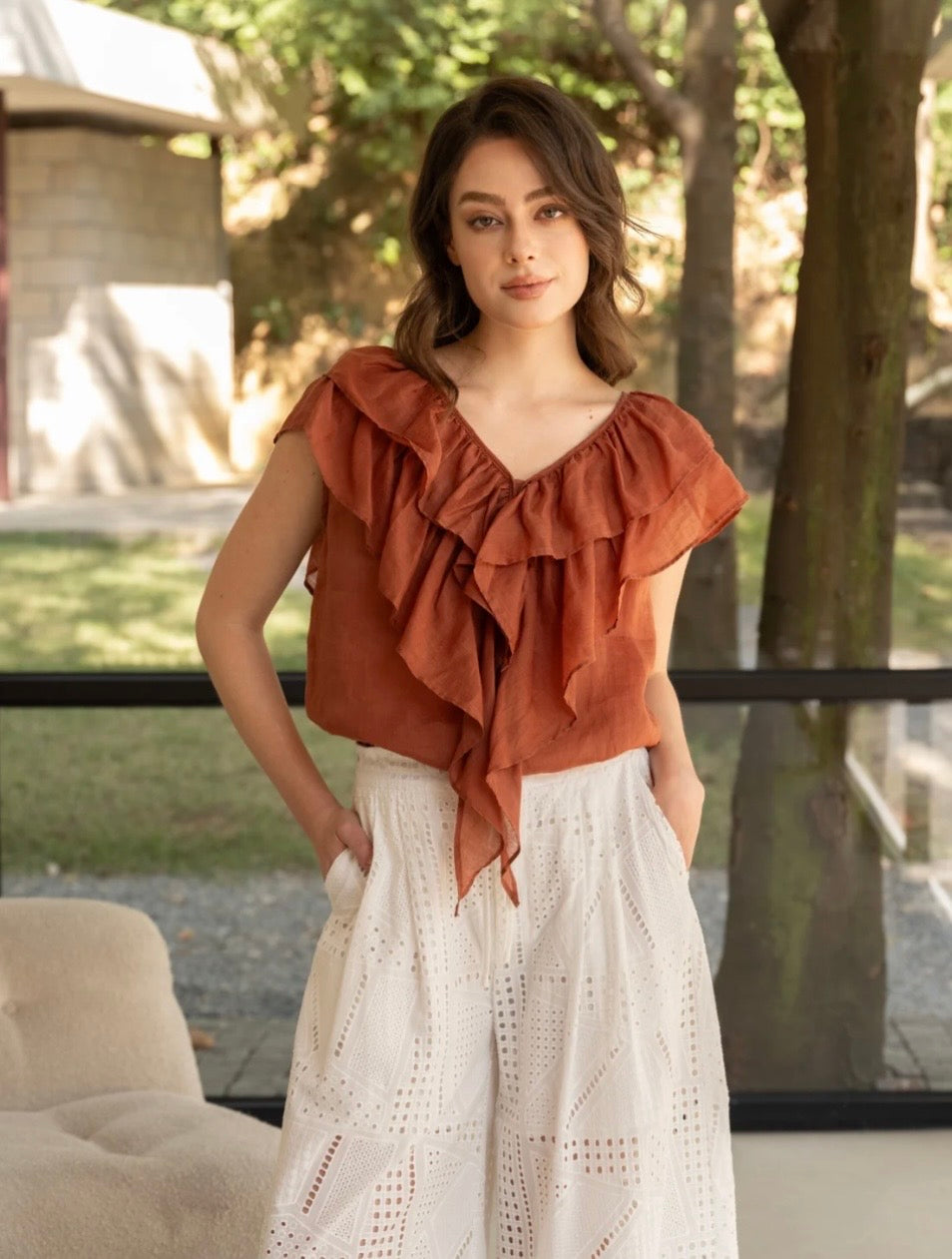 Kellie Top - Brick