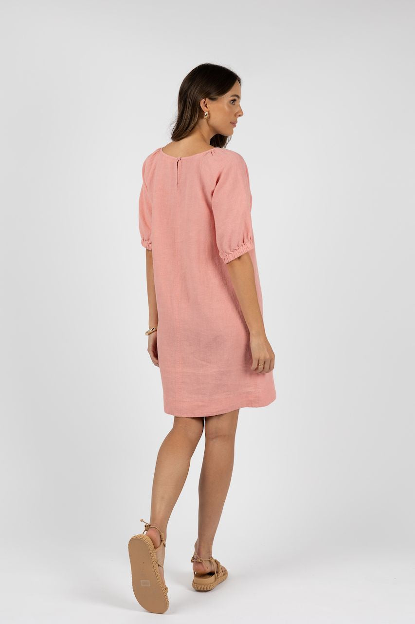 Lagoon Shift Dress - Blush