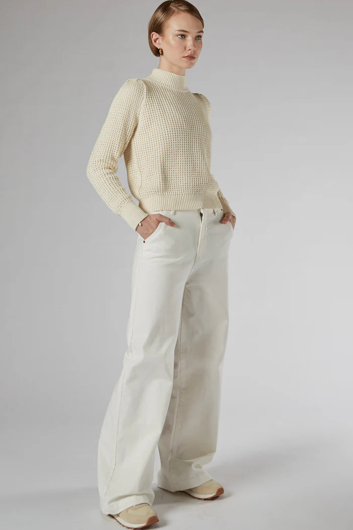 Mila Ivory Palazzo Jeans