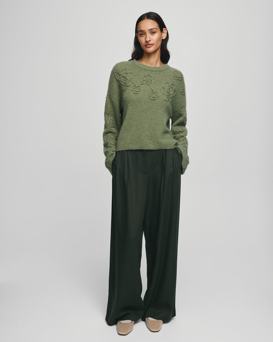 Miabelle Hope Pullover - Olivine/Flower