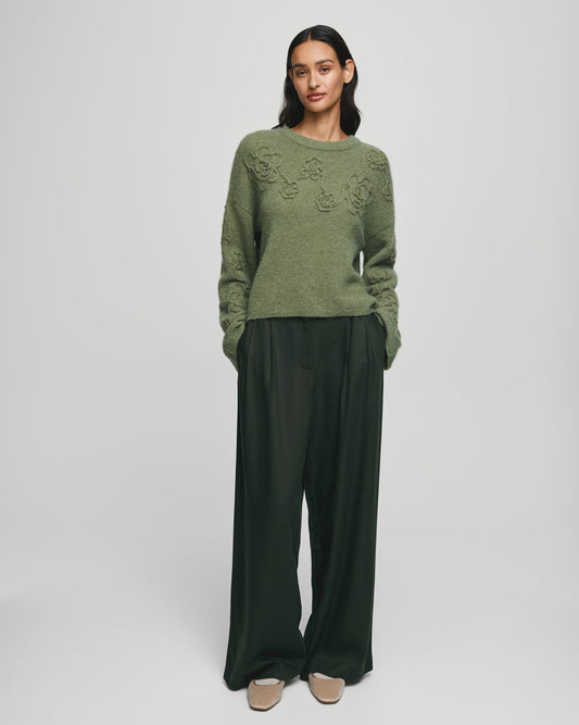 Miabelle Hope Pullover - Olivine/Flower