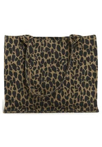 Pansy Tote - Tigers Eye Leopard
