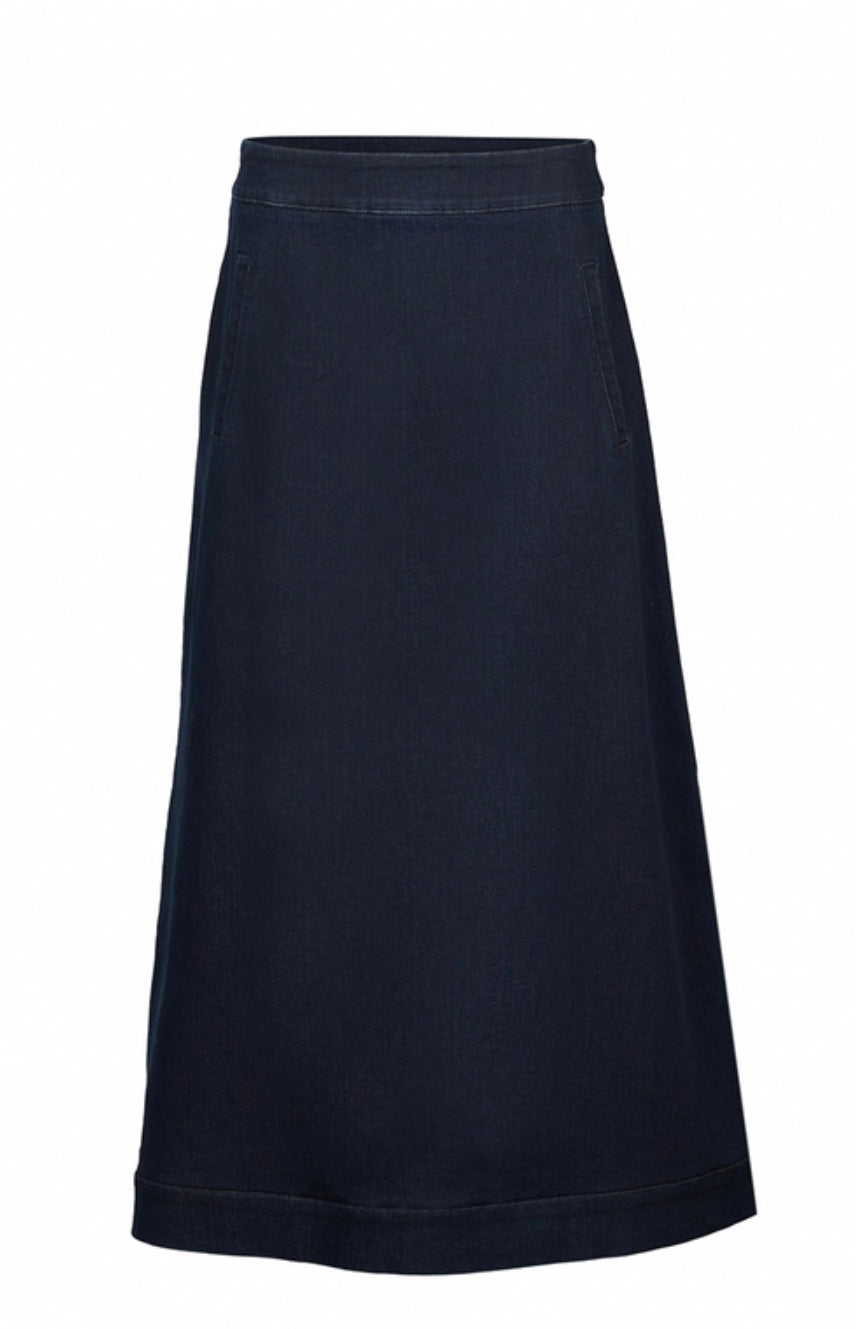 Perry Skirt - Ink Denim