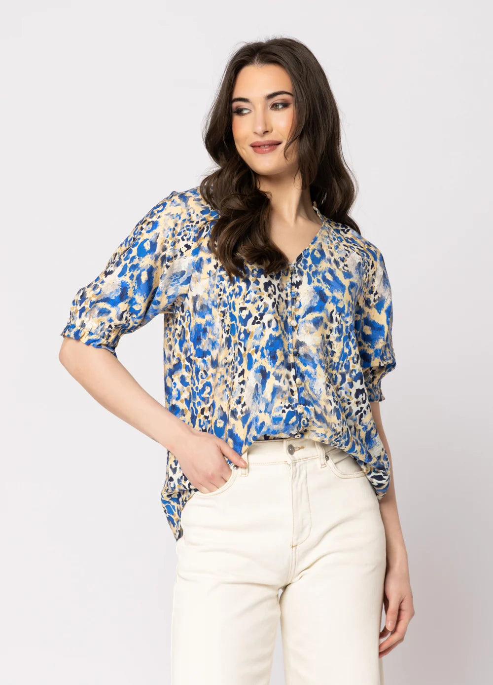Essence Top - Royal Print