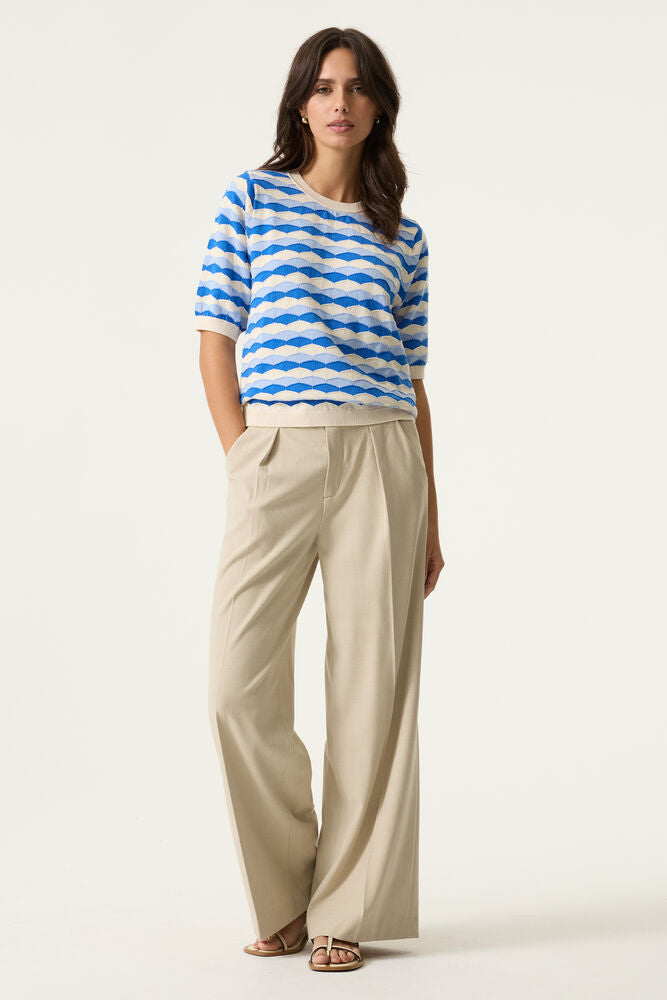 Print Pullover - Summer Cobalt