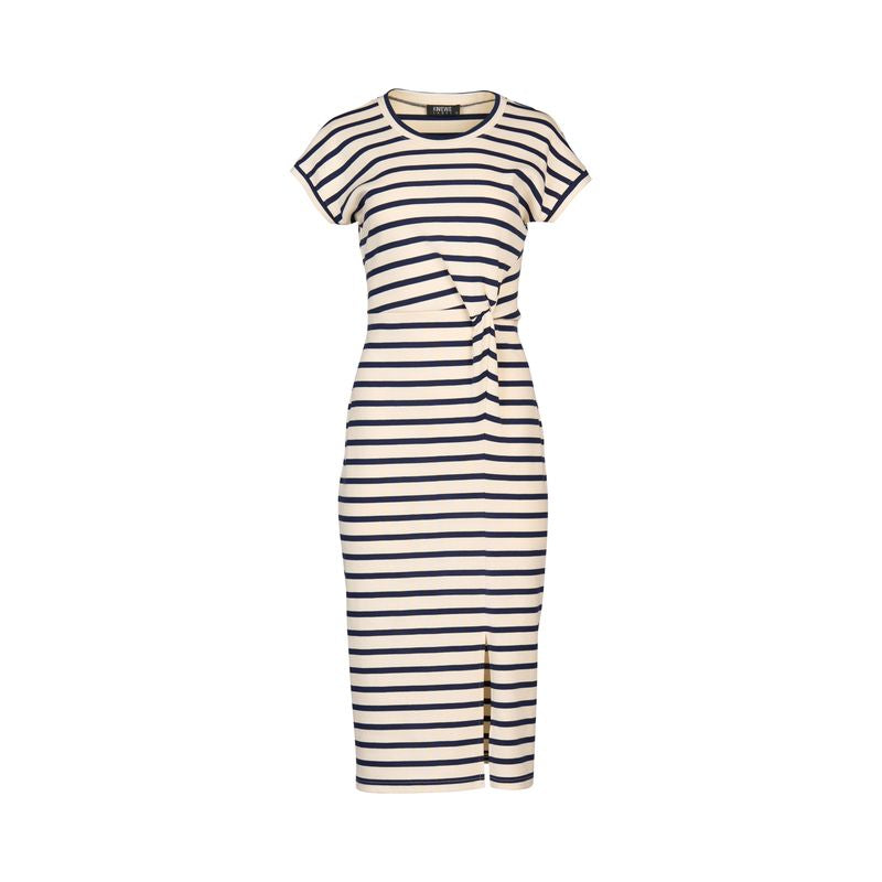 Parker Dress - Cream/Ink
