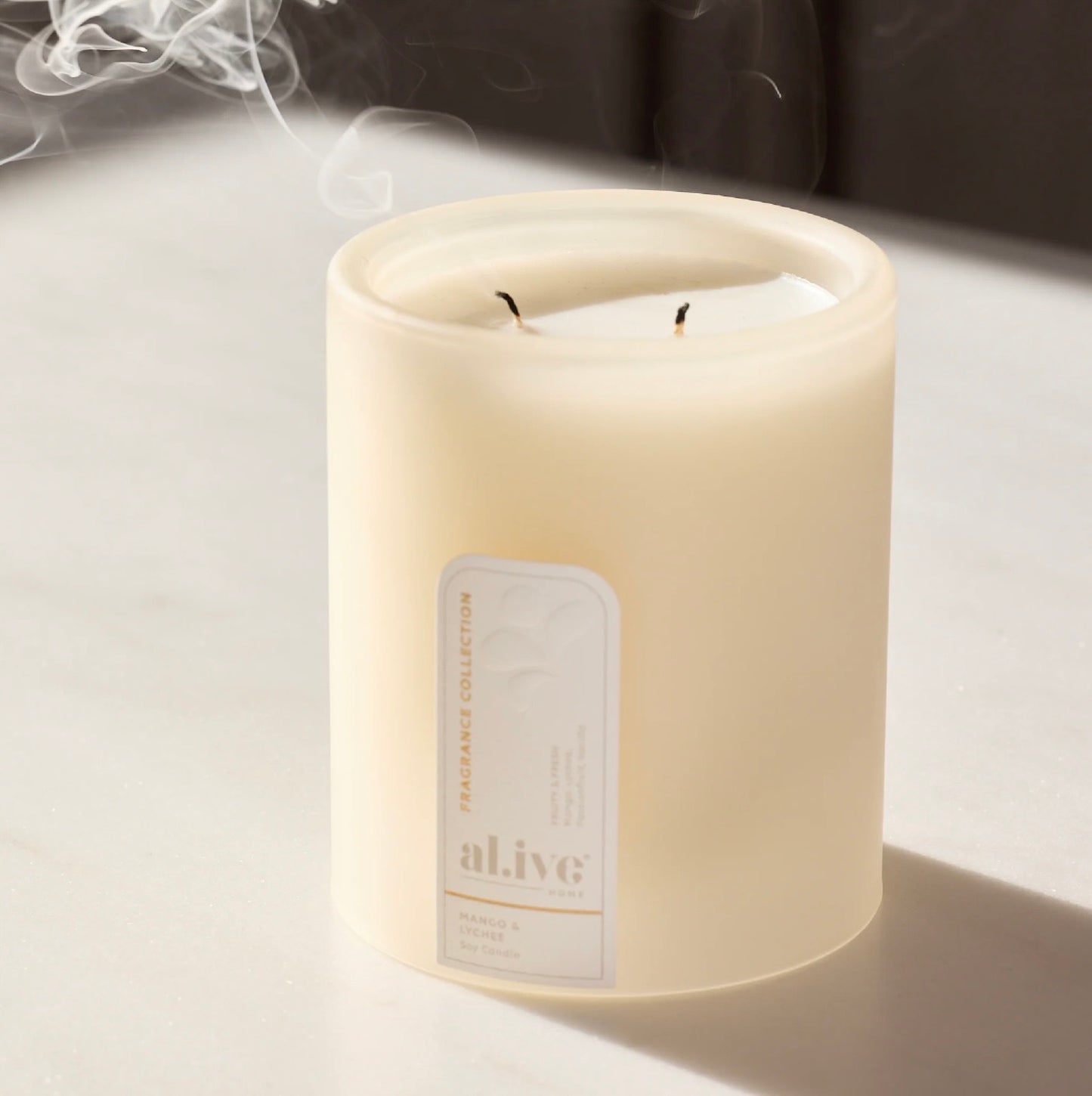 al.ive Soy Candle - Mango & Lychee