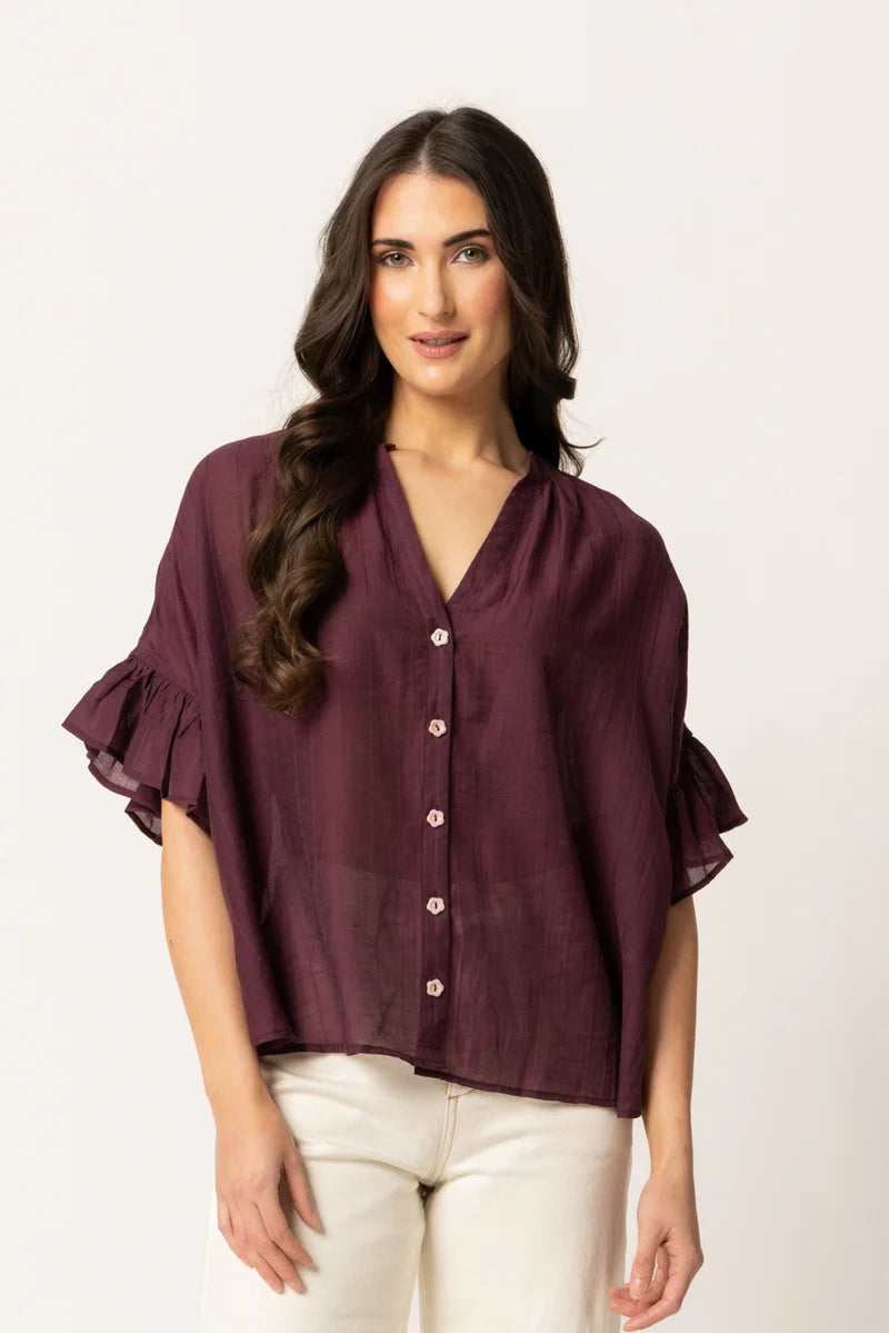 Riverstone Shirt - Plum