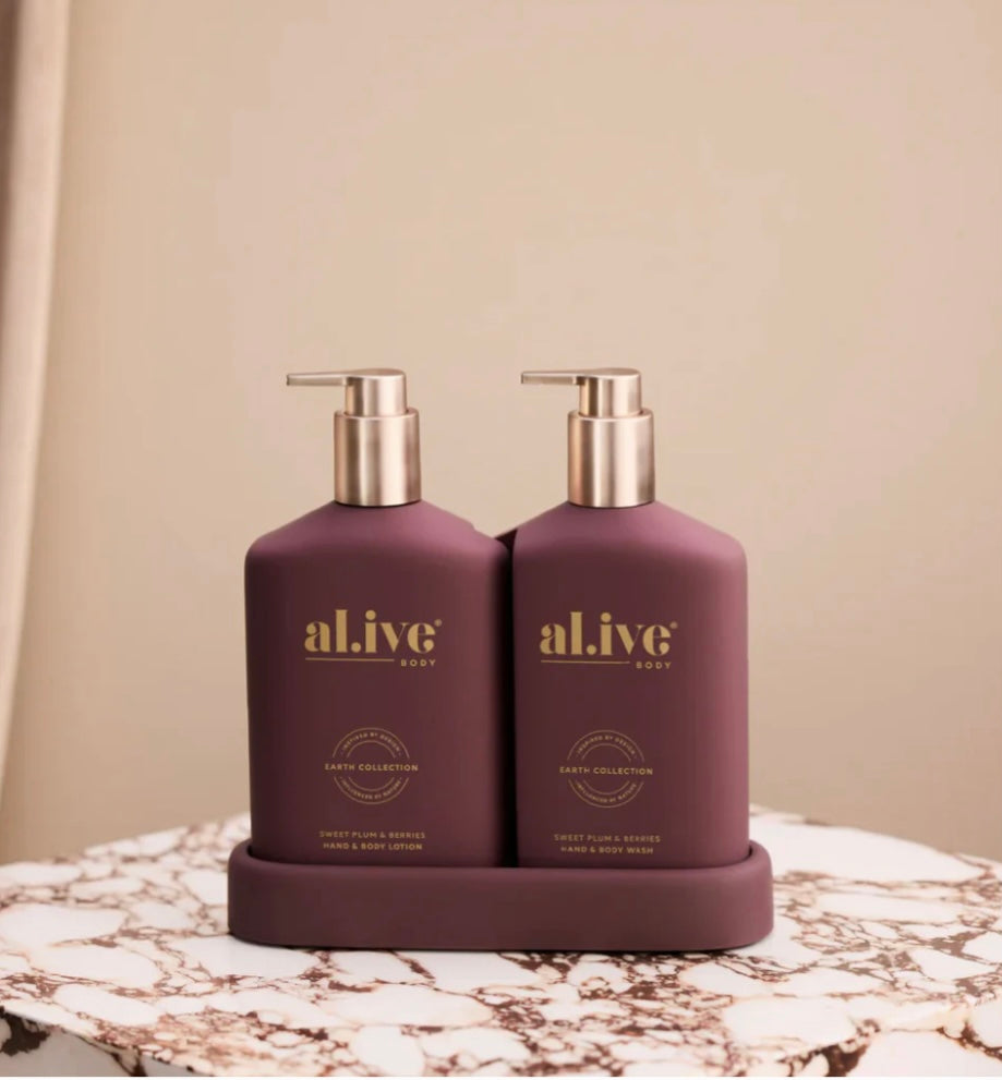 Transformative Wash & Lotion Duo - Sweet Plum & Berries