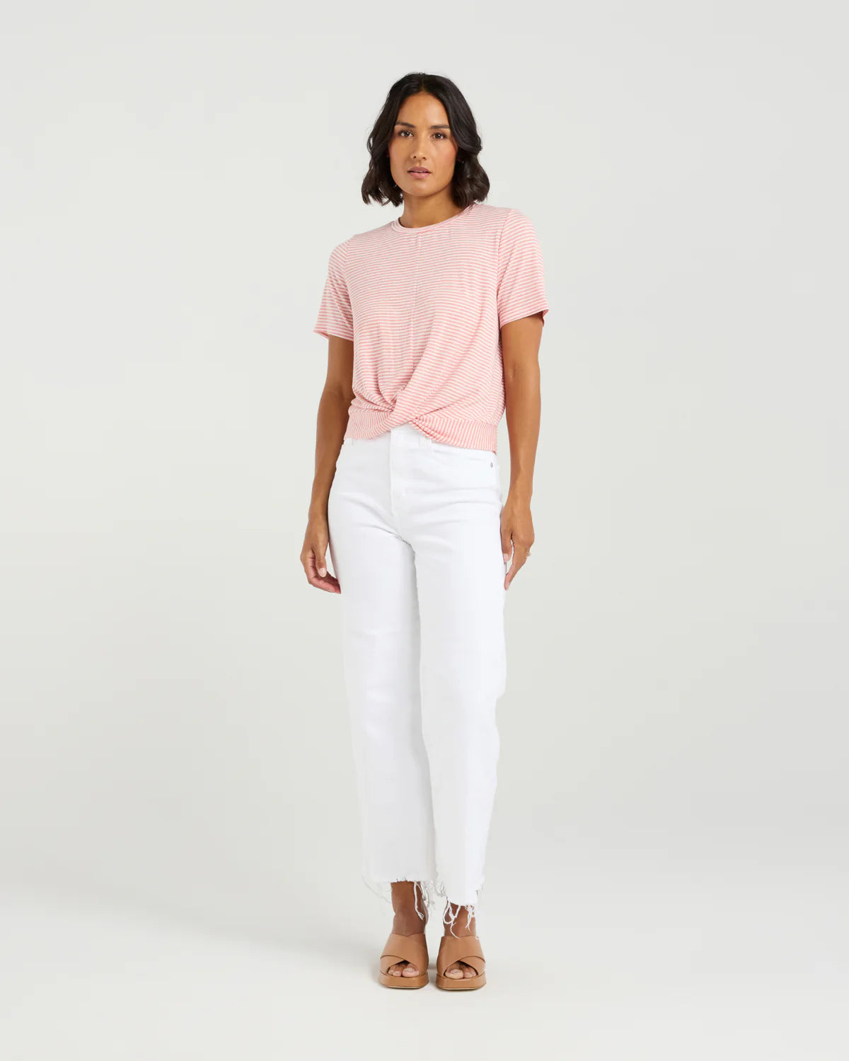 Twist Tee - Candy Stripe