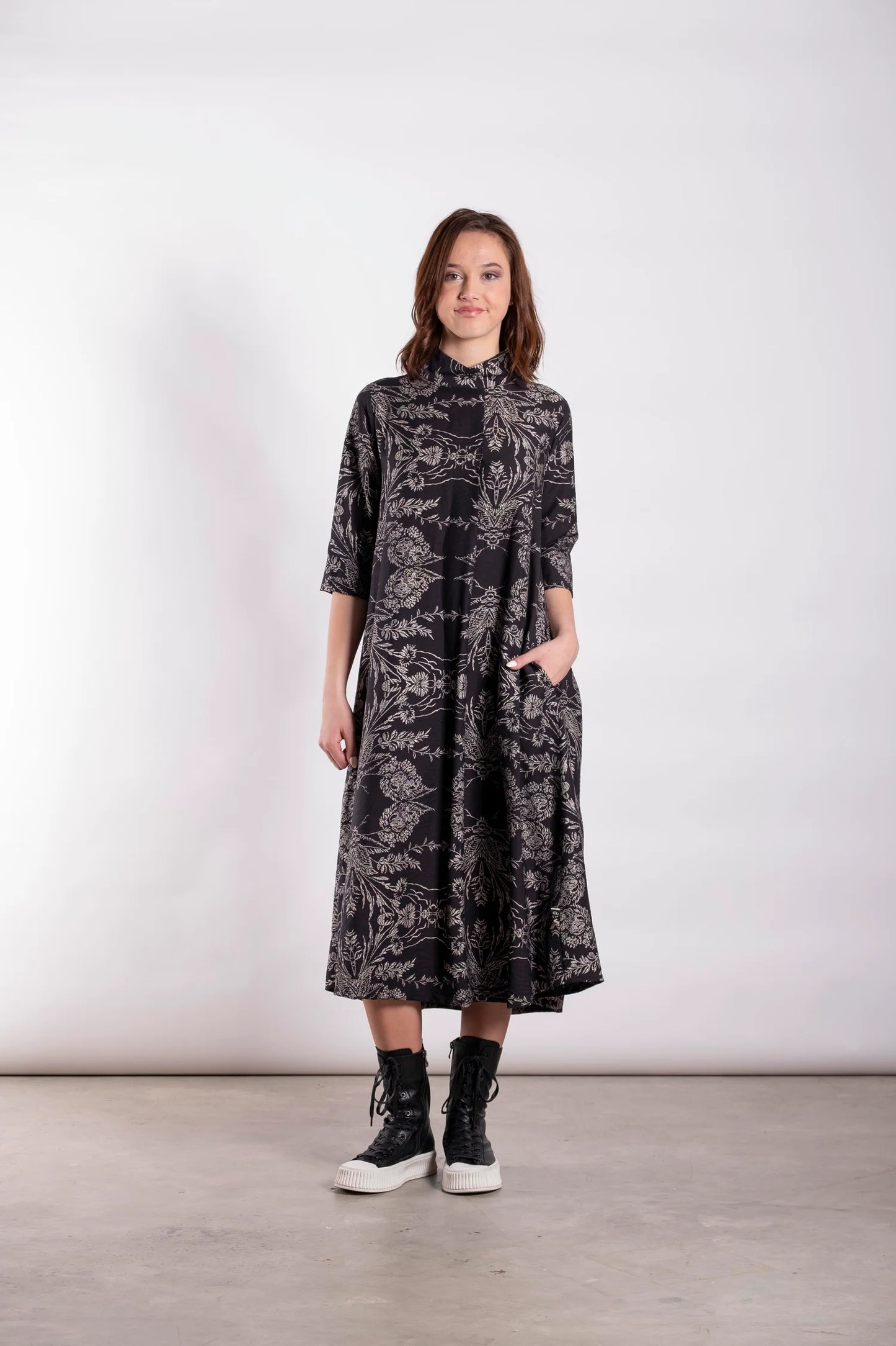 Gelato Dress - Carved Navy