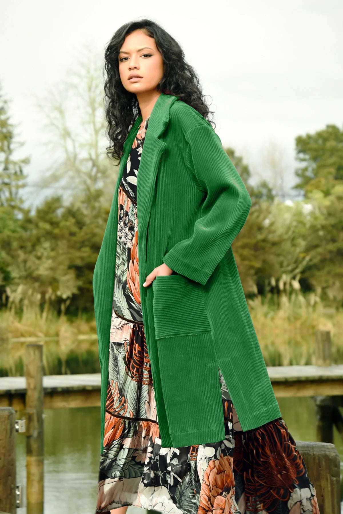 Coatigan Cutie Coat - Green