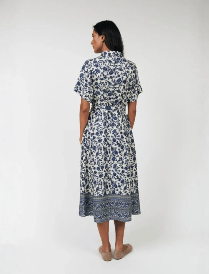 Blake Midi Dress - Blue