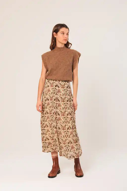 Autumn Print Skirt