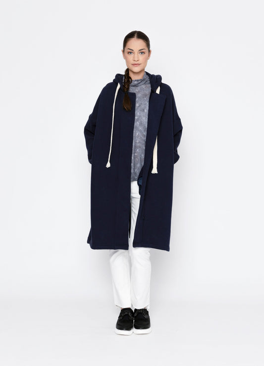 Taylor Sweatshirt Coat - Navy