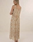 Mari Maxi Dress - Almond Print