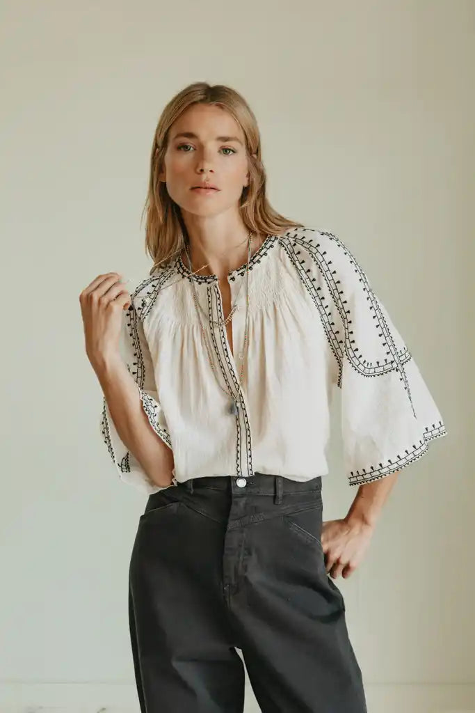 Bell Sleeve Blouse