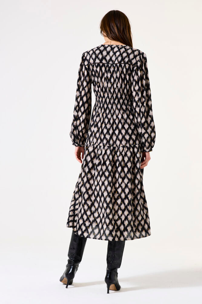 Diamond Print Dress