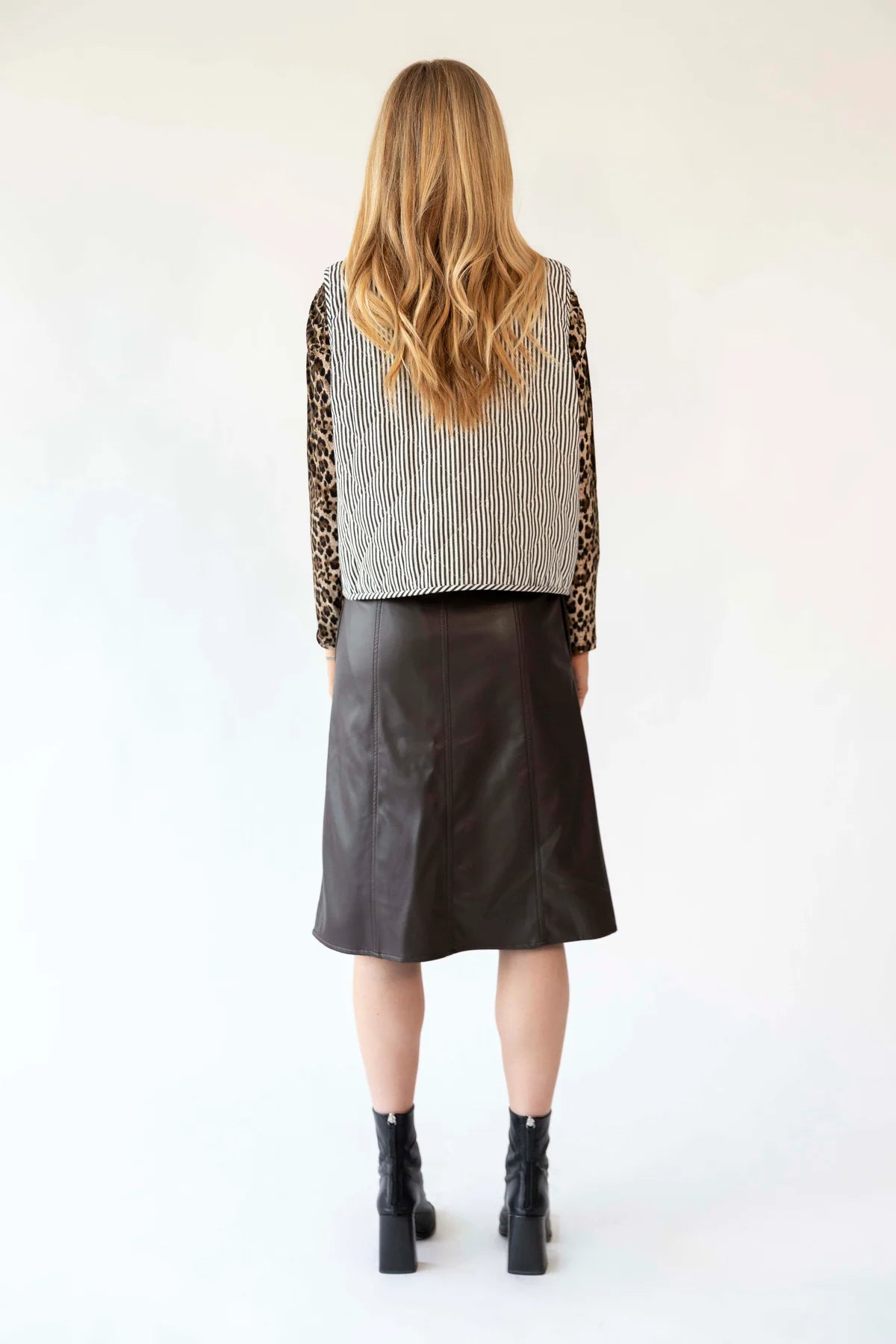 Cairo Quilted Vest - Black Stripe