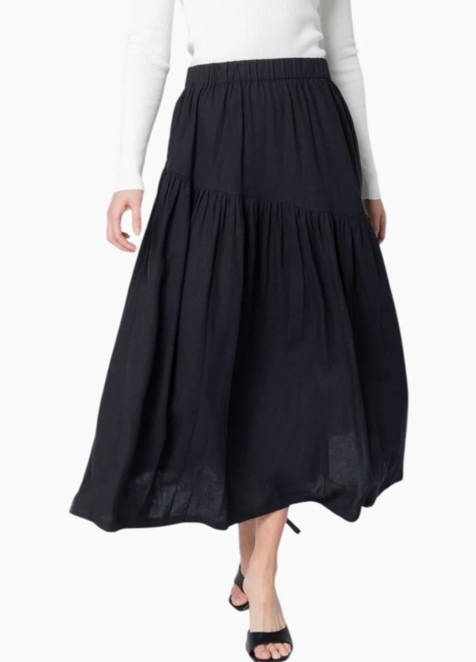 Devine Maxi Skirt - Black