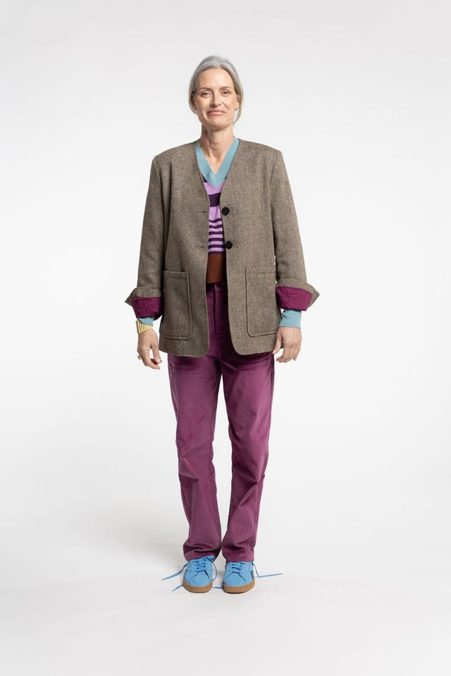 Stella Jacket - Tweed & Mulberry