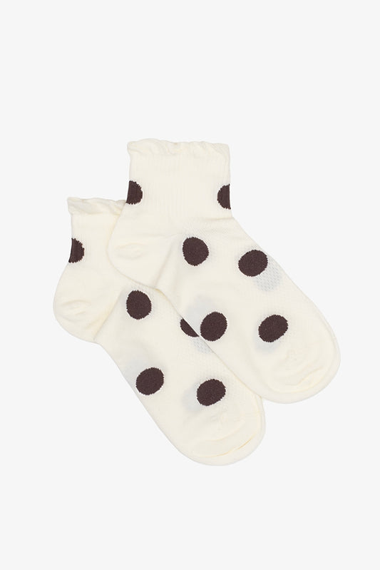 Chocolate Spot Ankle Sock