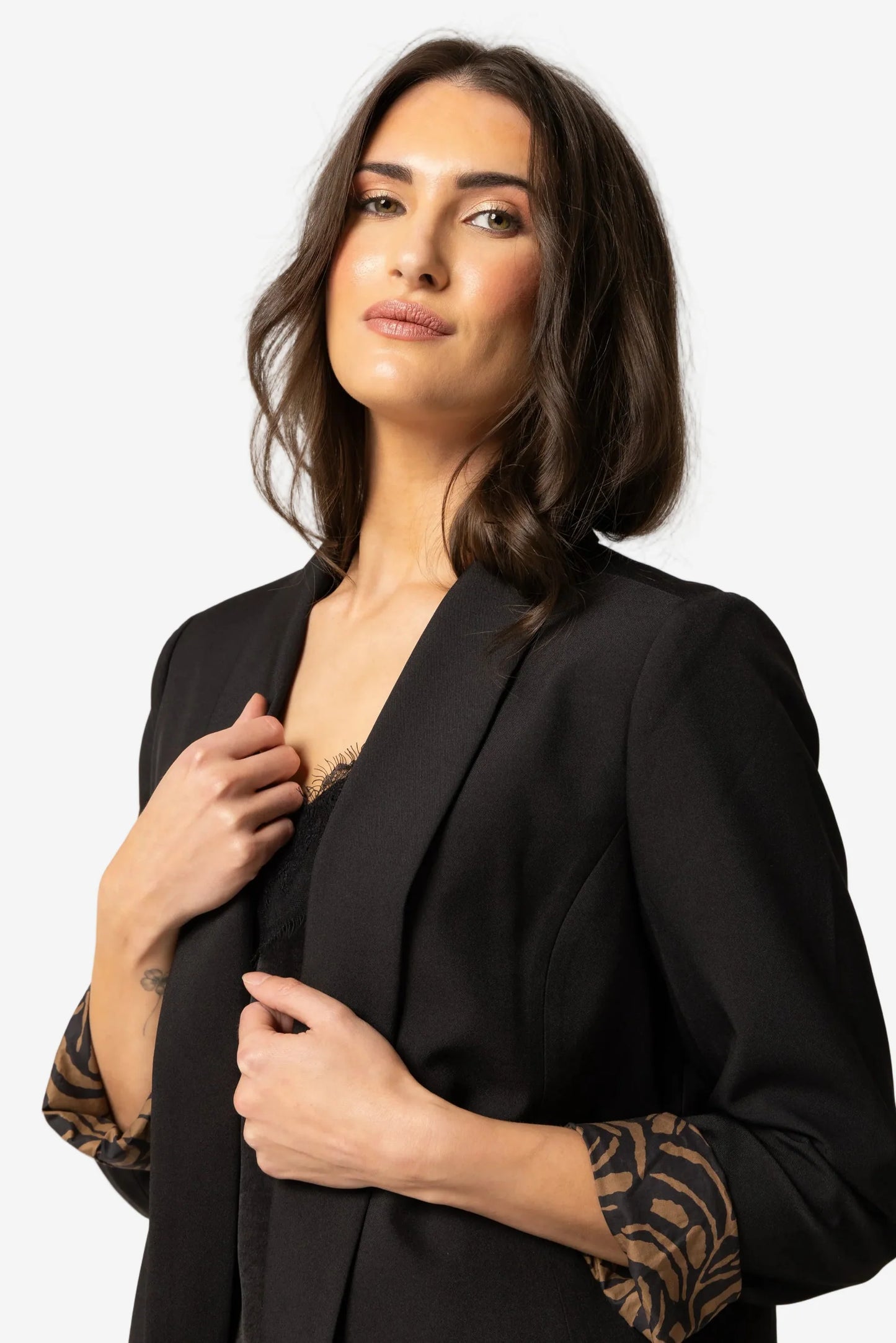 Bella Boyfriend Blazer - Black