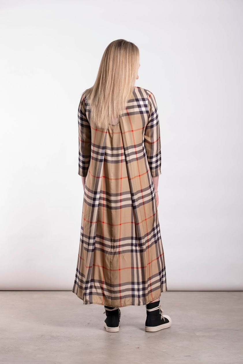 Menaka Dress - Tan Square