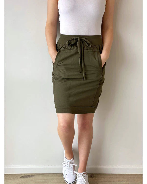 Suzy D Ultimate Skirt - Olive