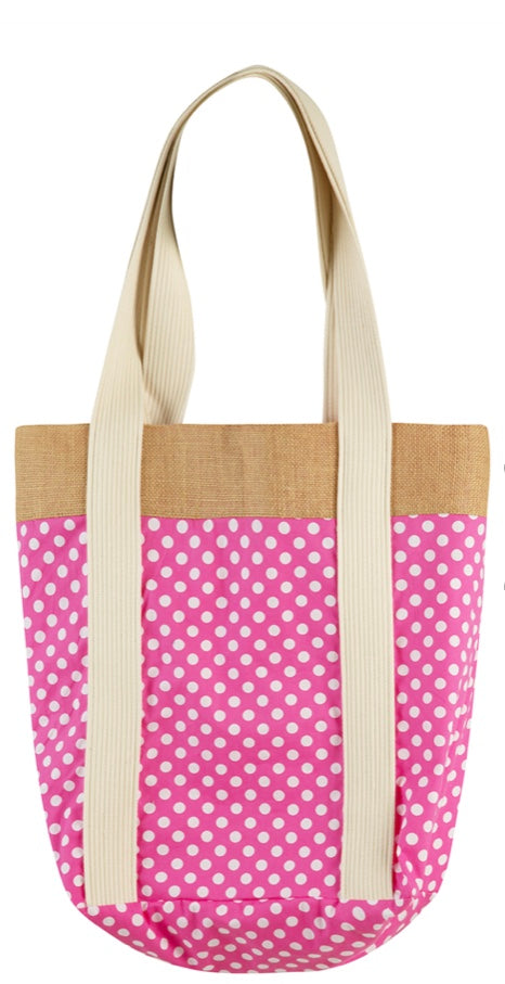 TOTE - ALLY SUMMER Tote Bag - Pink Spot