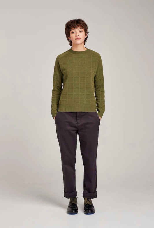 Folk Sweater - Olive